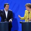 Aleksis Cipras, premier Grecji i Angela Merkel, kanclerz Niemiec