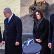 Premier Izraela Benjamin Netanjahu z żoną Sarą oraz szef polskiego rządu Mateusz Morawiecki z żoną I