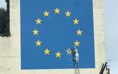 Mural Banksy'ego w Dover był komentarzem na temat opuszczenia UE przez Wielką Brytanię.