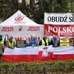 Protest przed siedzibą Trybunału Konstutucyjnego w Warszawie