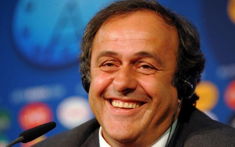 Prezes UEFA Michel Platini
