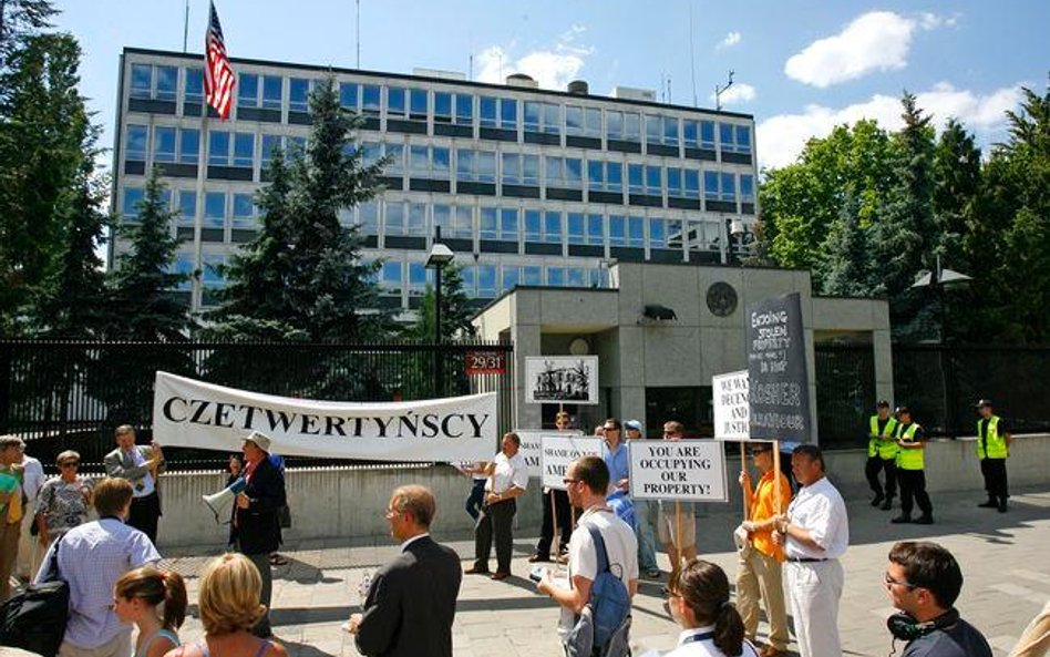 O odszkodowanie za drugą część gruntu pod ambasadą USA ubiega się rodzina Czetwertyńskich