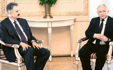 Waldemar Paruch (z lewej): „Jarosław Kaczyński jest w Polsce symbolem uczciwości. To jest wartość, k