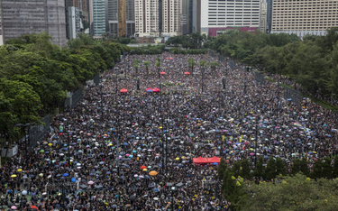 Pokojowy protest w Hongkongu. Organizatorzy: 1,7 mln osób