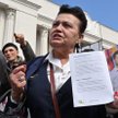 Wiec zwolenników Wołodymyra Zełenskiego w Kijowie w zeszłym tygodniu. Zełenski zdobył w drugiej turz