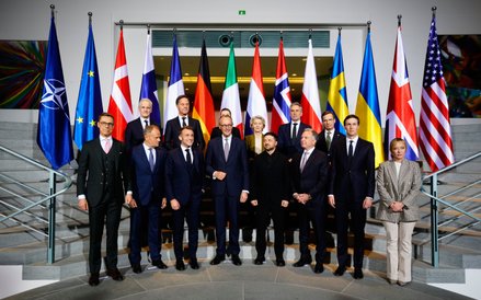 Uczestnicy szczytu w Berlinie