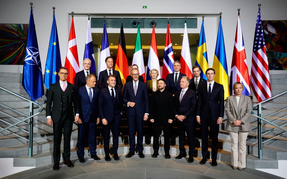 Uczestnicy szczytu w Berlinie