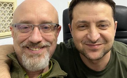 Ołeksij Reznikow i Wołodymyr Zełenski