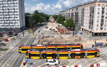 Roboty spowodują zmiany w ruchu i kursowaniu tramwajów od poniedziałku, 2 czerwca