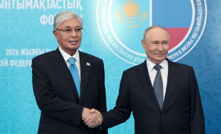 Kasym-Żomart Tokajew i Władimir Putin