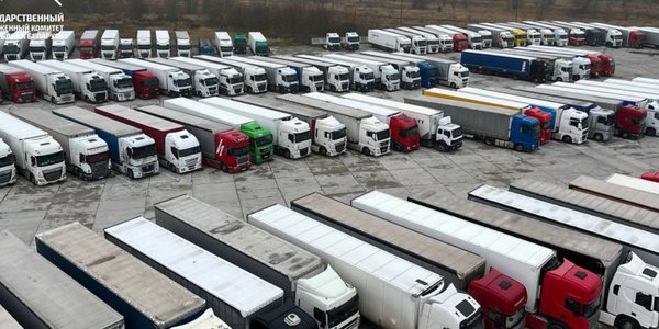 Litewskie ciężarówki wracają z białoruskiego aresztu