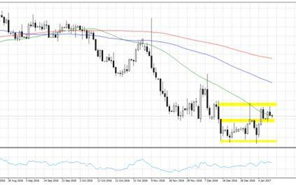 Wykres 1. EURUSD, interwał D1