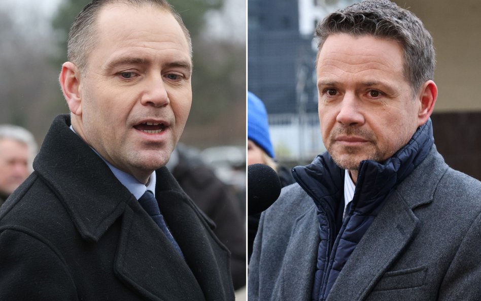Karol Nawrocki i Rafał Trzaskowski