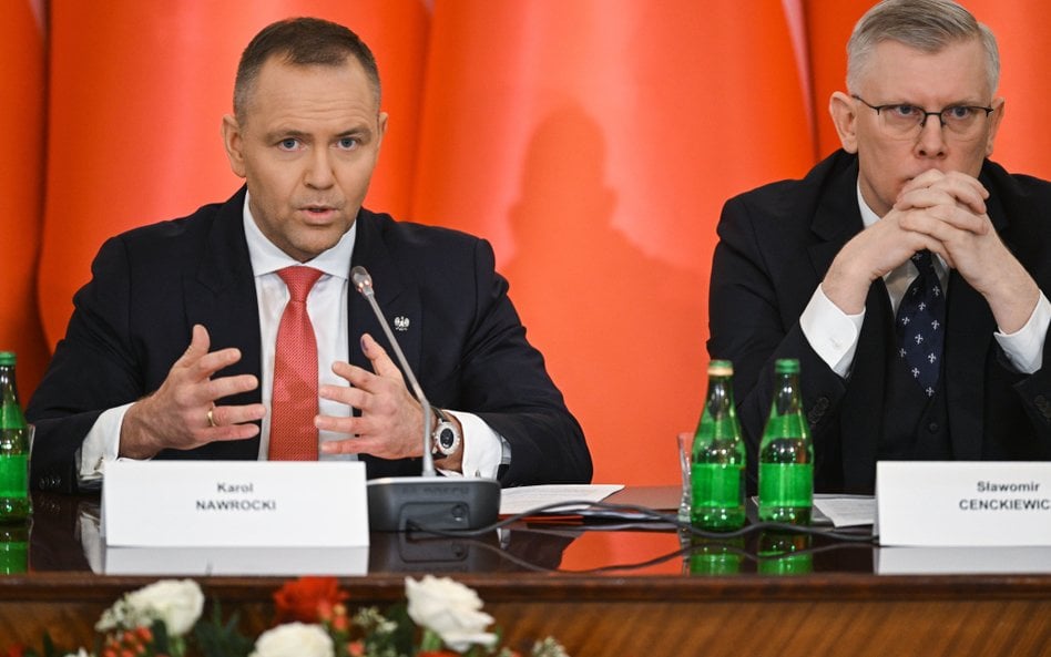 Karol Nawrocki i Sławomir Cenckiewicz