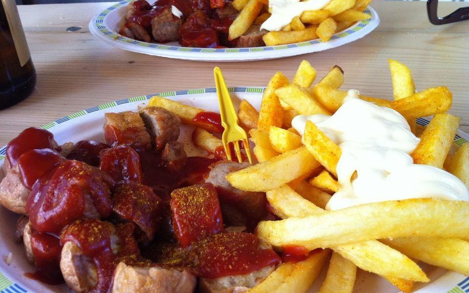 Currywurst. Fot. toolmantim