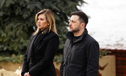 Ołena Zełenska i Wołodymyr Zełenski