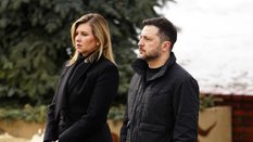 Ołena Zełenska i Wołodymyr Zełenski