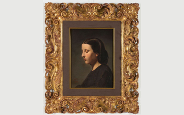 Jan Matejko „Portret Marii Matejko”, olej na tekturze i desce mahoniowej, 1859, własność prywatna