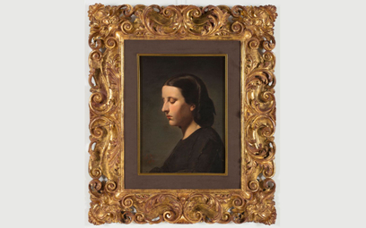 Jan Matejko „Portret Marii Matejko”, olej na tekturze i desce mahoniowej, 1859, własność prywatna
