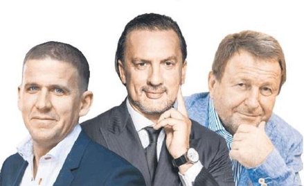 Nicklas Lindberg, prezes Echo Investment, Mariusz Książek, szef Marvipolu i Józef Wojciechowski, prz