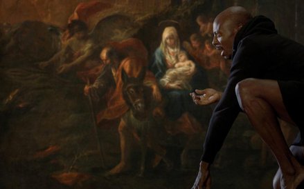 Brian Wimpel w spektaklu „Lampedusa”