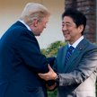 Donald Trump z premierem Japonii Shinzo Abe.