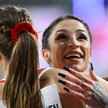 Ewa Swoboda na mecie biegu na 60 m