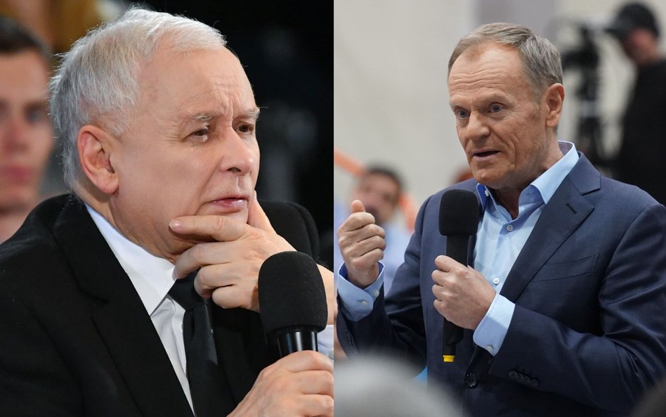 Jarosław Kaczyński i Donald Tusk