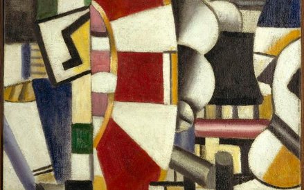 Fernand Léger La Roue rouge [Czerwone koło], 1920 olej, płótno, 65 × 54 Centre Pompidou, Paryż
