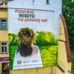 Do zrobienia wianka użyto traw i kwiatów