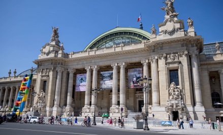 Grand Palais wybudowano w 1900 roku na potrzeby Wystawy Światowej.