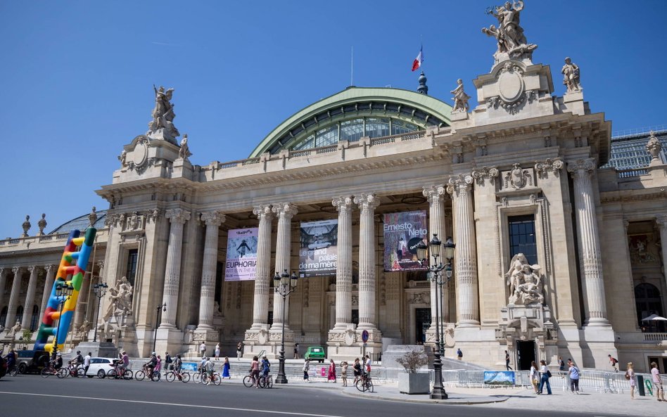 Grand Palais wybudowano w 1900 roku na potrzeby Wystawy Światowej.