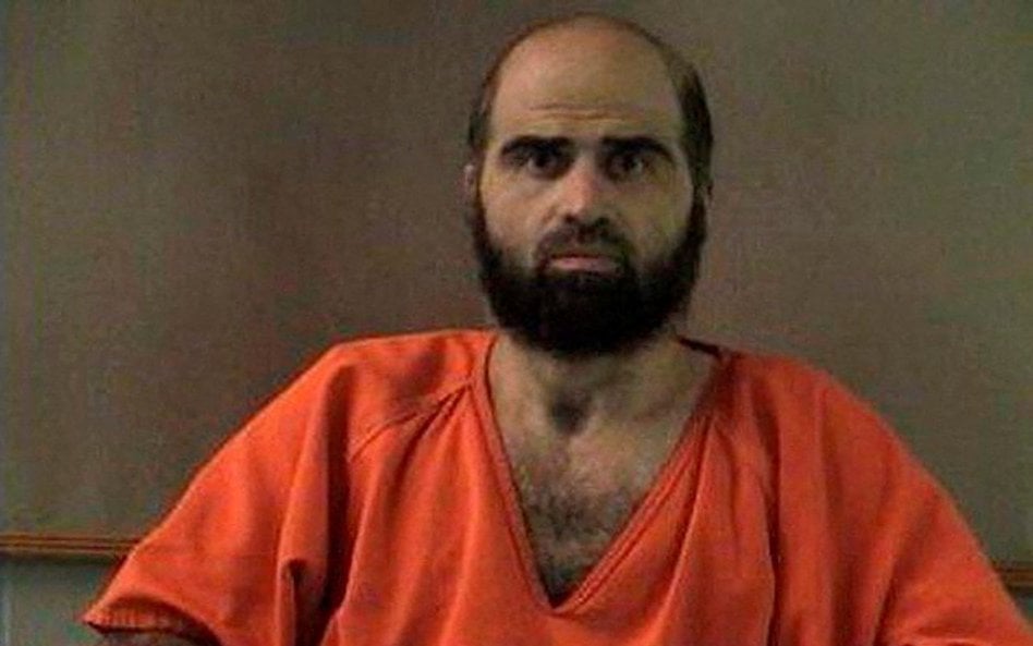 Nidal Hasan, skazany o zabicie 13 osób i ranienie 31 podczas strzelaniny w bazie Fort Hood w listopa