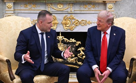 Karol Nawrocki i Donald Trump