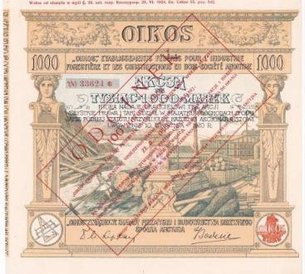 Efektownie wygląda akcja Zakładów OIKOS, kosztuje 250 zł.