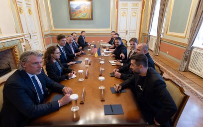 Przy rozmowach strony ukraińskiej z wysłannikami Donalda Trumpa obecni byli przedstawiciele Niemiec,