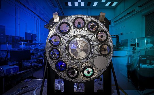 Zainstalowany przez inżynierów Ball Aerospace zespół koła elementów. Koło elementów –część WFI – zaw