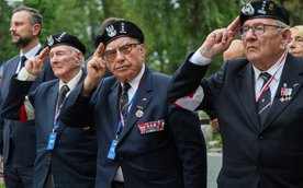 Najważniejsi na całej uroczystości byli Powstańcy Warszawscy