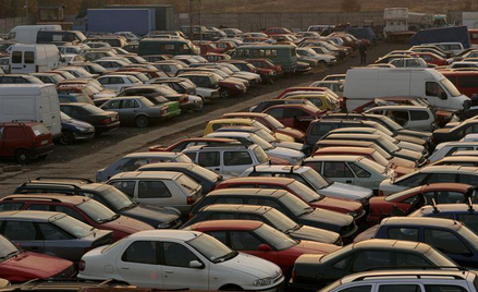 Policyjny parking w Poznaniu