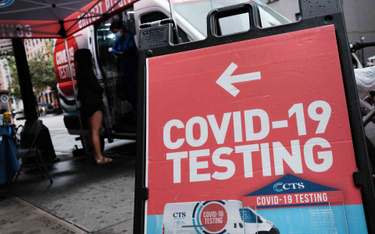 Punkt testowania na COVID-19 w USA
