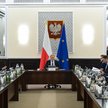 Premier Donald Tusk na posiedzeniu rządu