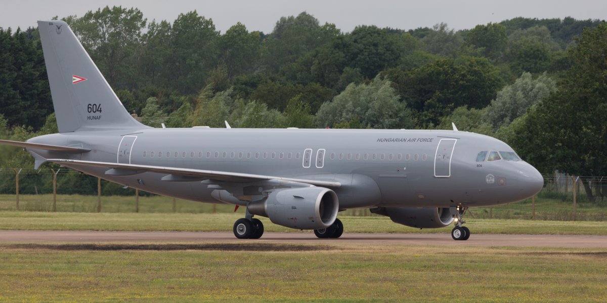 Hungarian military Airbus lands in Warsaw