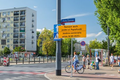 W czwartek, 14 sierpnia, o godzinie 22 rozpocznie się wymiana nawierzchni na ulicy Popiełuszki