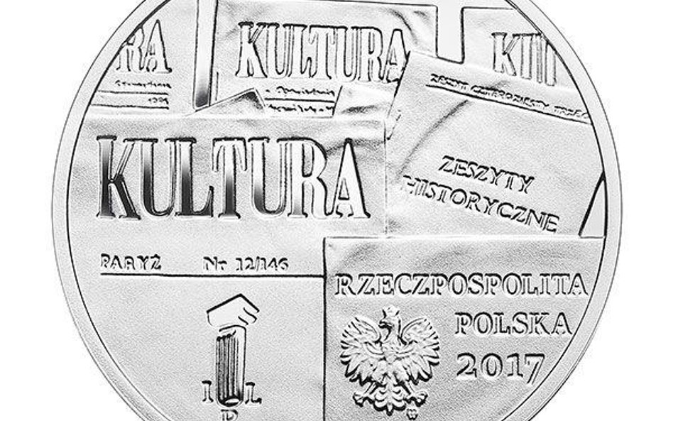 Najnowsza moneta kolekcjonerska NBP, upamiętniająca 70-lecie Kultury Paryskiej.