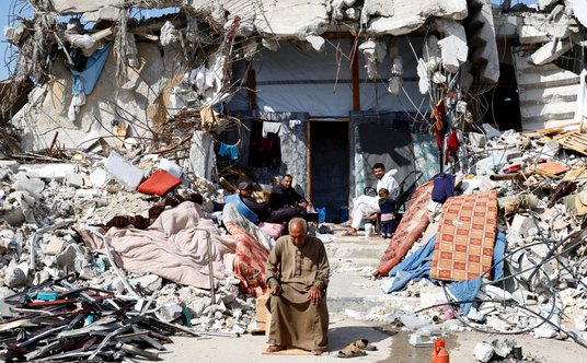 Trump na ruinach Strefy Gazy chciałby wybudować „bliskowschodnią riwierę”