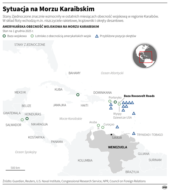 Sytuacja na Morzu Karaibskim