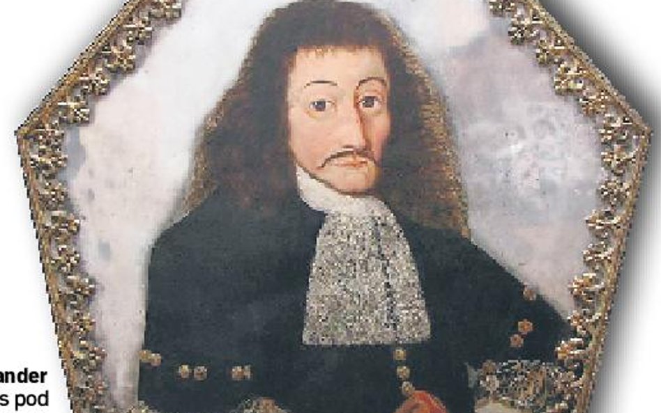 Alexander von Unruh, is pod 1637-1668. Olej, blacha cynowa. Dawny zbór ewangelicki w Pieskach.