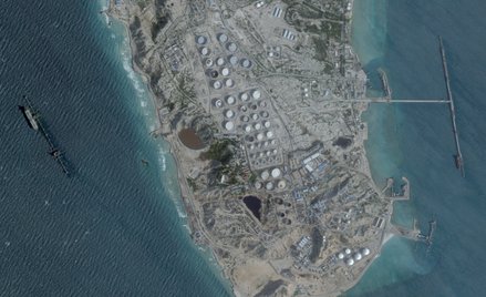 Irański terminal na wyspie Chark