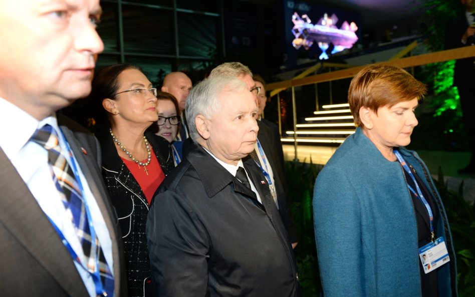 Jarosław Kaczyński i Beata Szydło