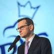 Wiceprezes PiS Mateusz Morawiecki podczas konferencji prasowej w siedzibie Prawa i Sprawiedliwości